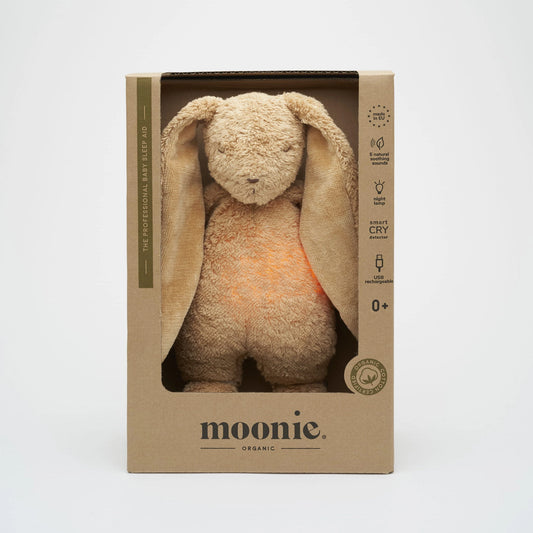 Peluche musicale Moonie - Lapin cappucino
