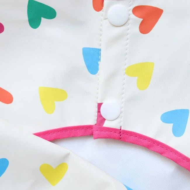 Bavoir tablier - Multicoeurs