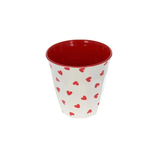 Verre - Coeur rouge