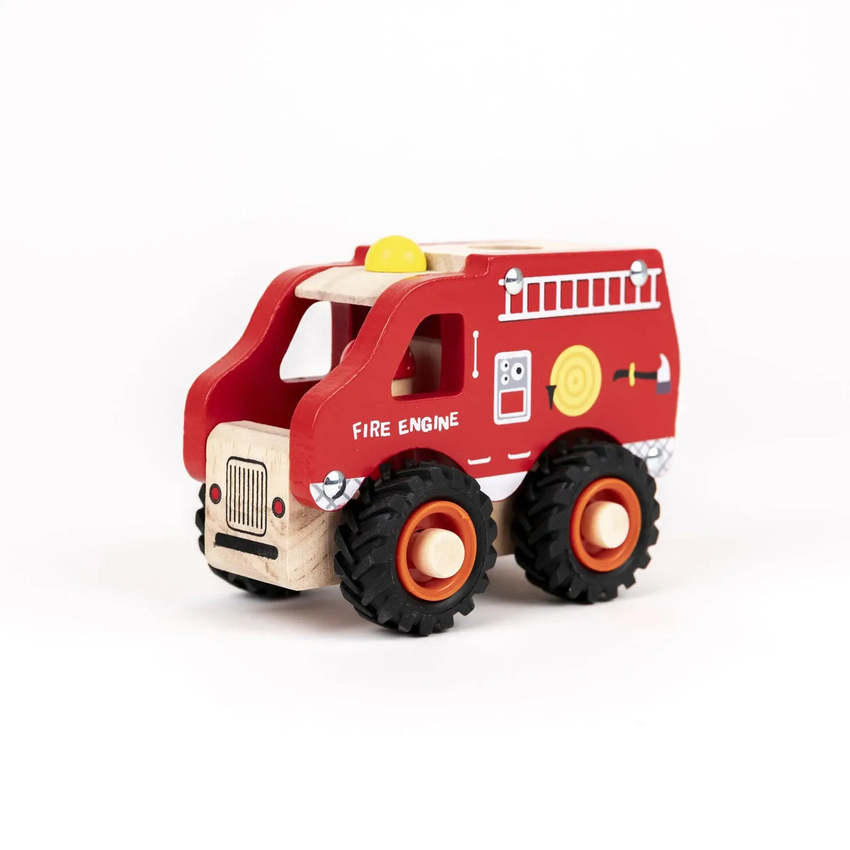 Camion pompiers en bois