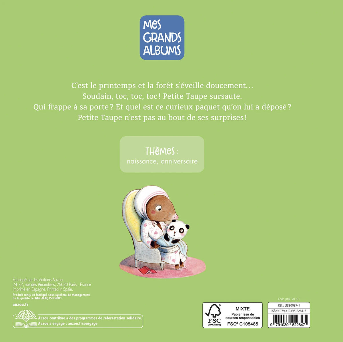 Livre - Une surprise pour Petite taupe