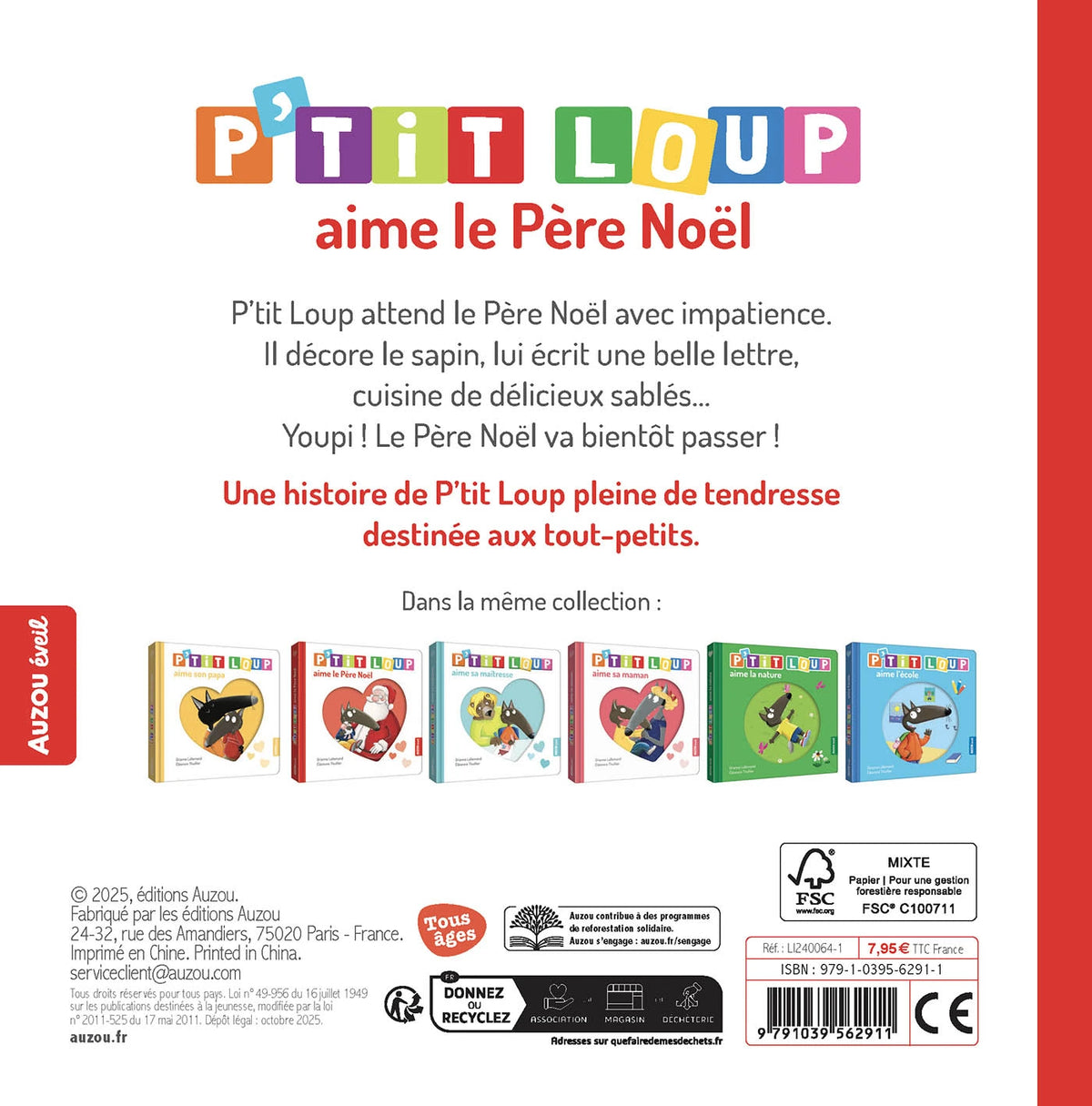 Livre - P’tit Loup aime le Père Noël