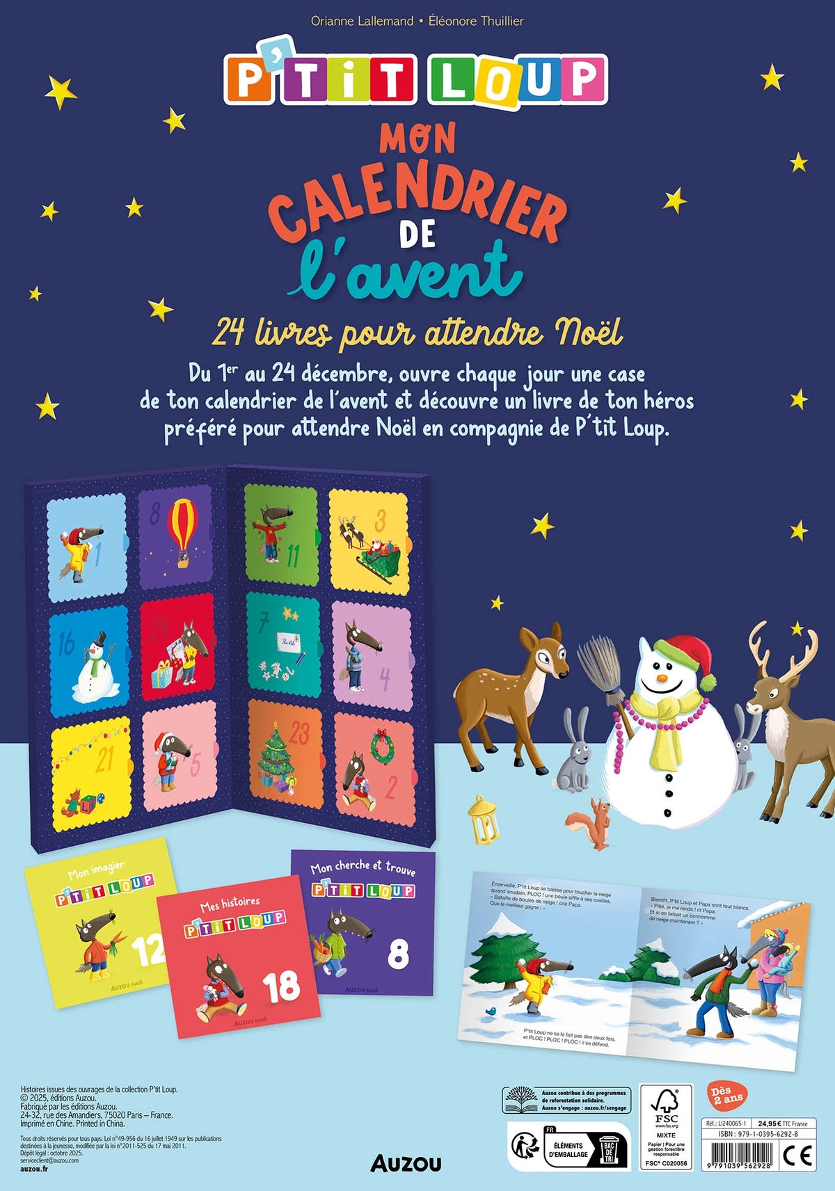 Mon calendrier de l’avent - P’tit loup