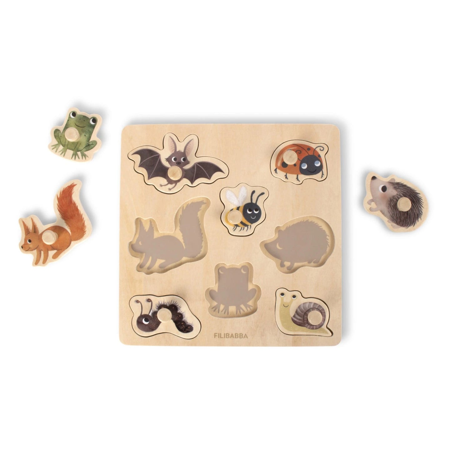 Puzzle en bois - Amis de la forêt