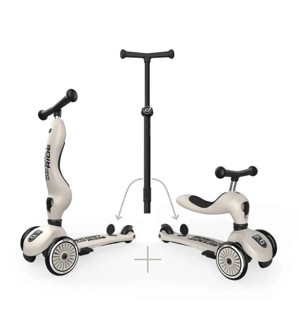 Trotinette HIGHWAYKICK 1 PUSH AND GO - Ash