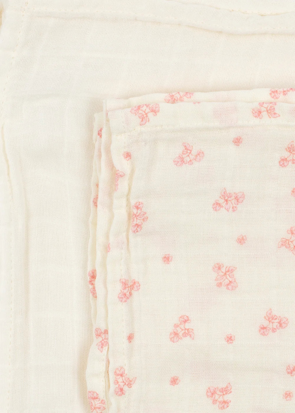 3 langes 65x65 - Fleurs rose