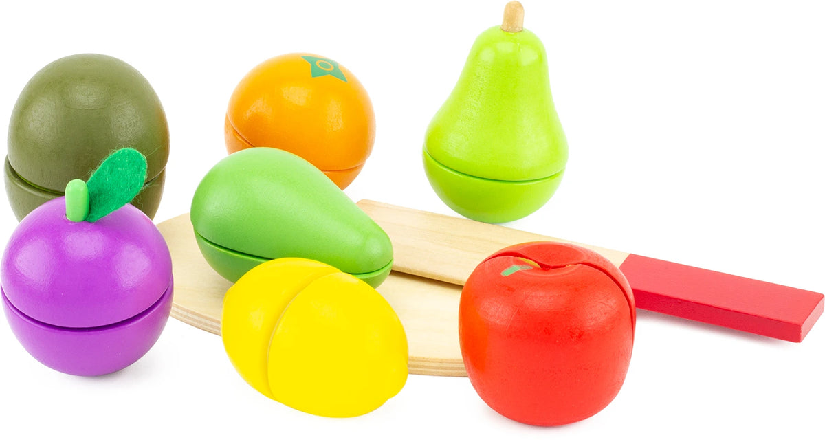 Fruits à découper en bois