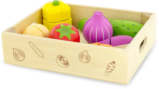 Légumes à découper en bois