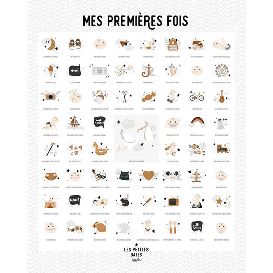 Affiche mes premières fois - Maman/maman