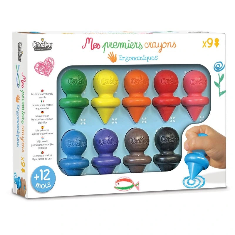 Mes premiers crayons - 9 couleurs
