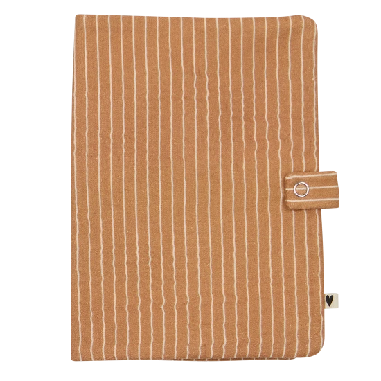 Protège carnet de santé - Rayures fines
