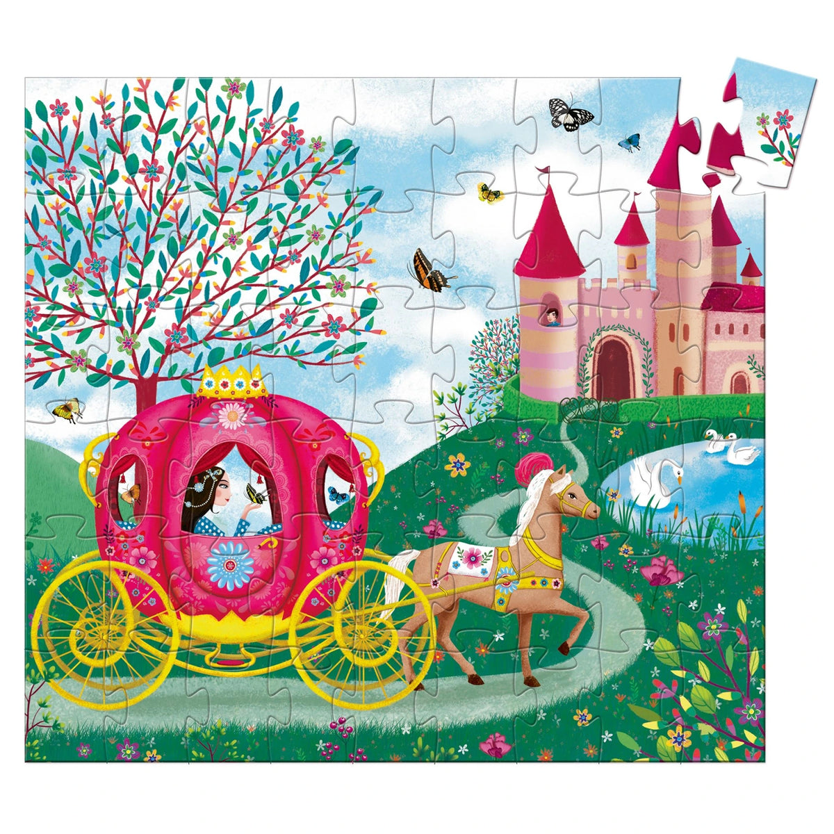 Puzzle silhouettes - Le carrosse d’Elise