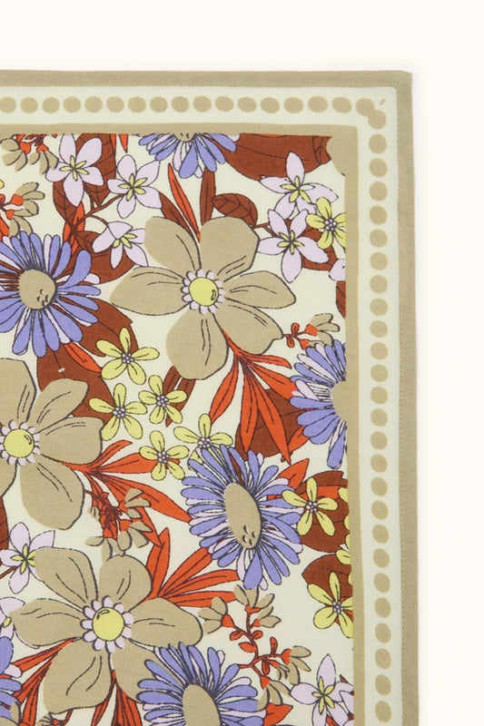 Petit foulard MANIKA BOUQUET - Bouquet macadamia