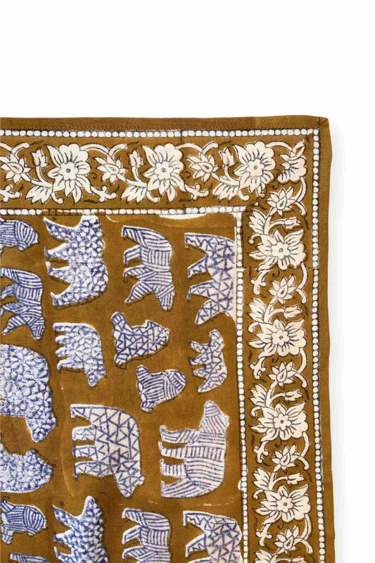 Petit foulard MANIKA - Ours tapenade