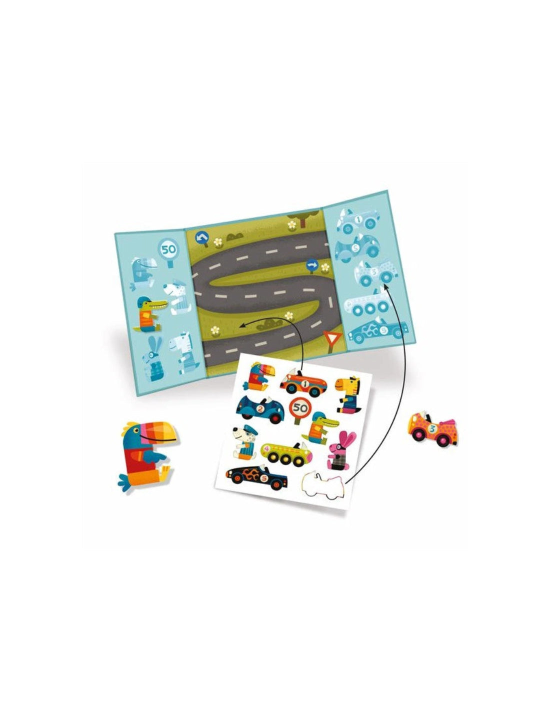 Gommettes et stickers - Les voitures
