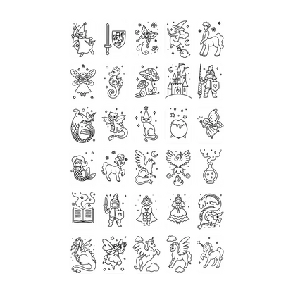 Recharge kidydraw-mini - Il était une fois et animaux