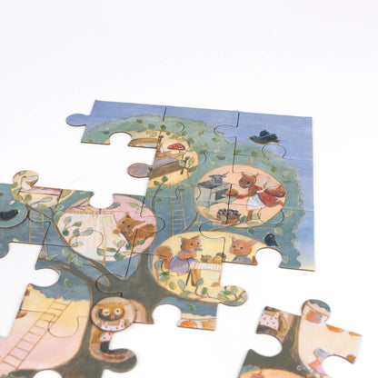 Puzzle - L'arbre aux écureuils