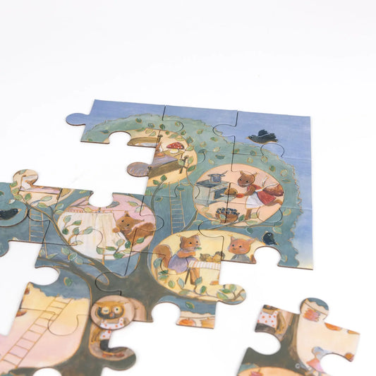 Puzzle - L'arbre aux écureuils