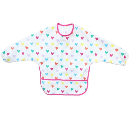 Bavoir tablier - Multicoeurs