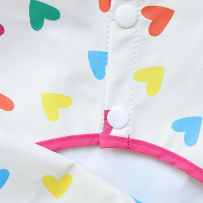Bavoir tablier - Multicoeurs