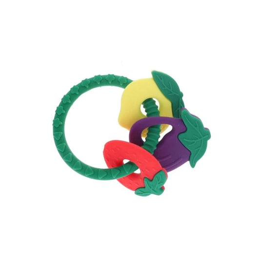 Anneau de dentition silicone - Fruits et légumes