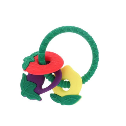 Anneau de dentition silicone - Fruits et légumes
