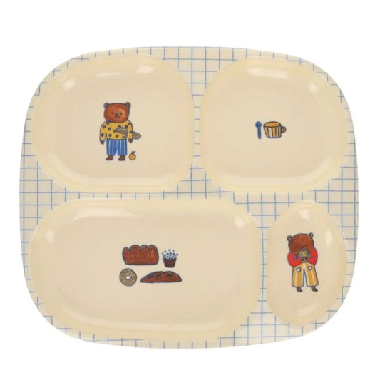 Assiette à compartiment - Petit dej