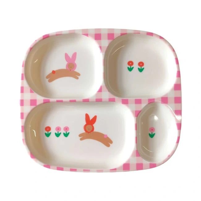 Assiette à compartiment - Chichi pompom