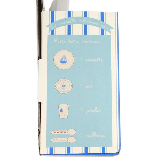 Coffret repas mélamine - Petit Matelot