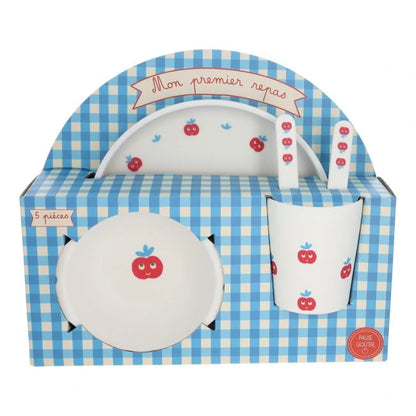 Coffret repas mélamine - Vichy Chérie