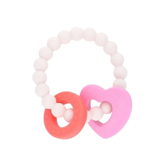 Anneau de dentition silicone - Joli paon