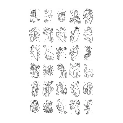 Kidydraw-mini - Dinosaures