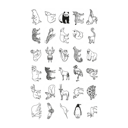 Kidydraw-mini - Animaux autours du monde
