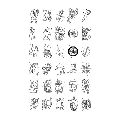 Kidydraw-mini - Ccéans et pirates