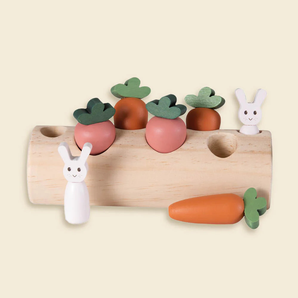 Jouet - Buche lapins et légumes