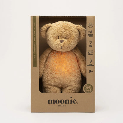 Peluche musicale Moonie - Ours cappucino
