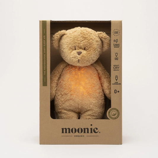 Peluche musicale Moonie - Ours cappucino