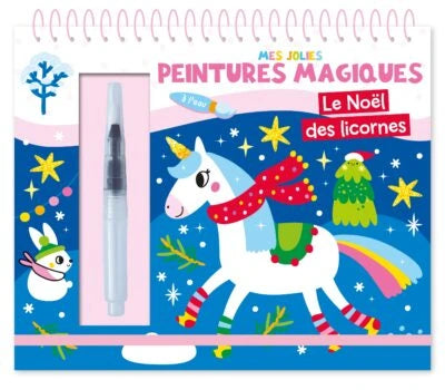Peintures magique - Le noël des licornes