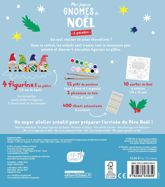 Mes joyeux gnomes de Noël à peindre