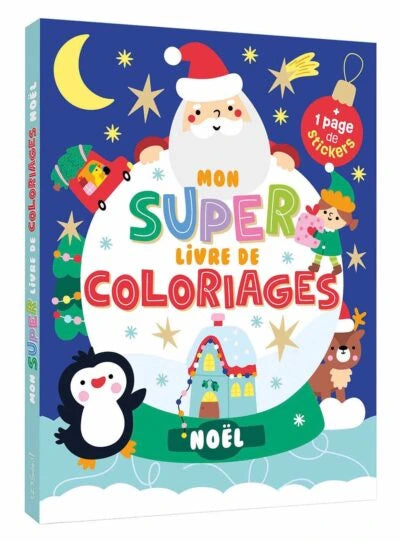 Mon super livre de coloriages - Noël
