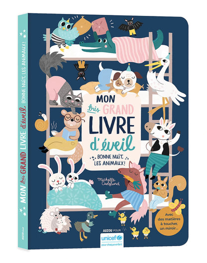 Mon très grand livre d’éveil - Bonne nuit les animaux