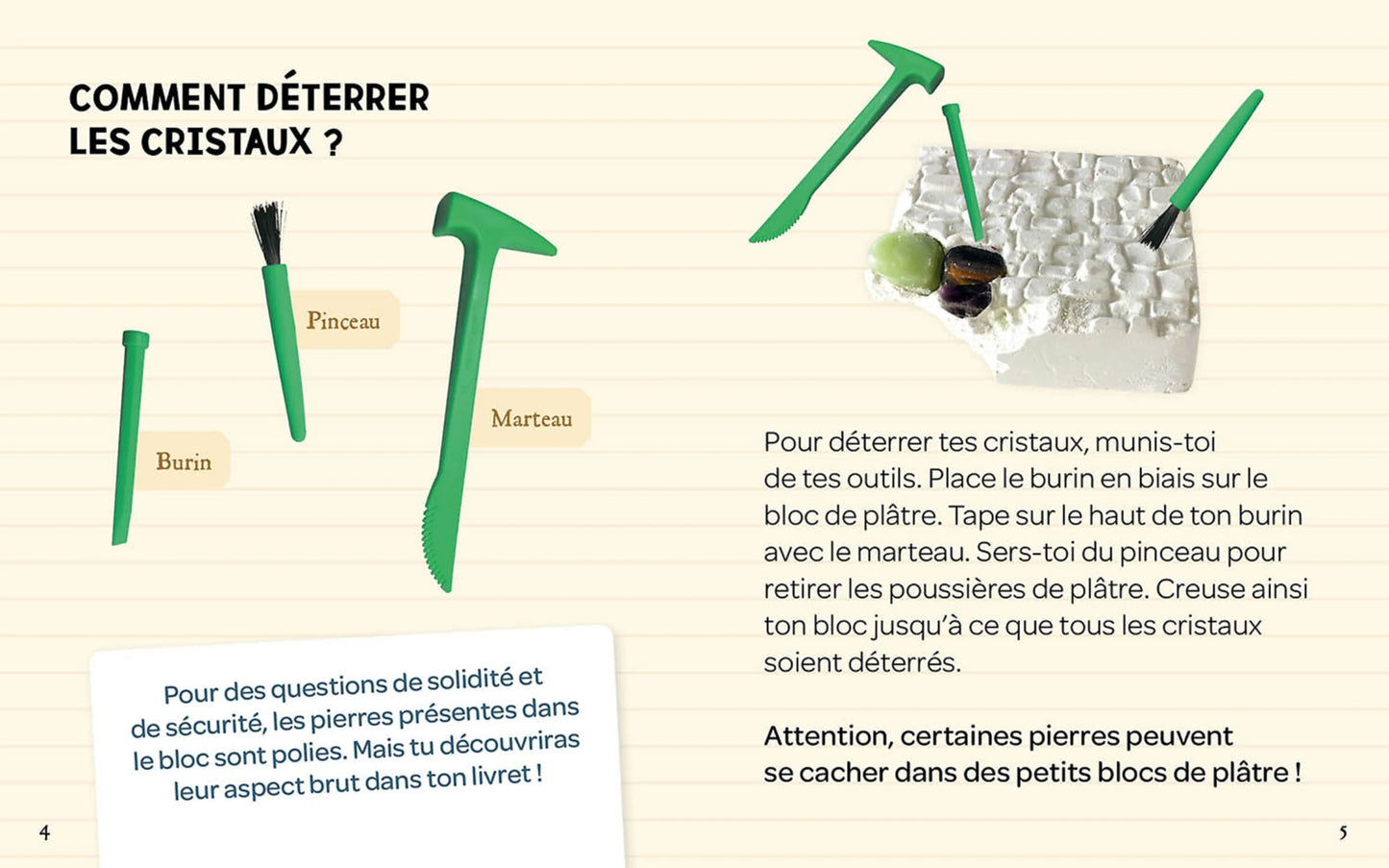 Mes 10 cristaux à déterrer