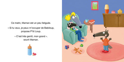 Livre - P'tit loup aime sa petite soeur