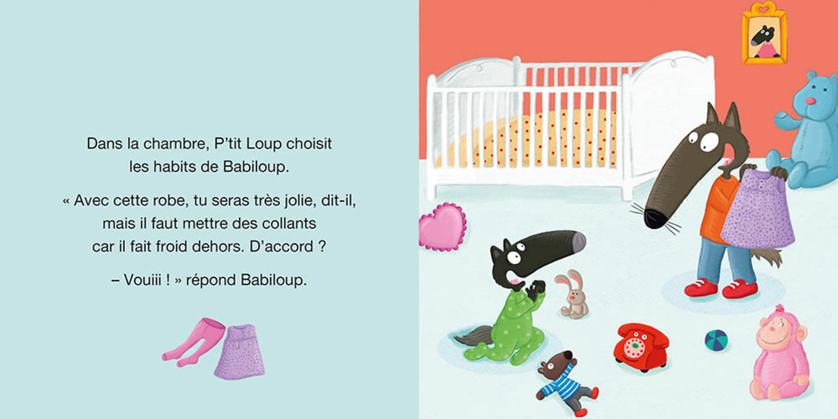 Livre - P'tit loup aime sa petite soeur