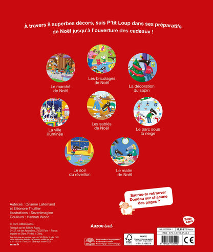 Cherche et trouves des tout-petits - P'tit loup vive Noël !
