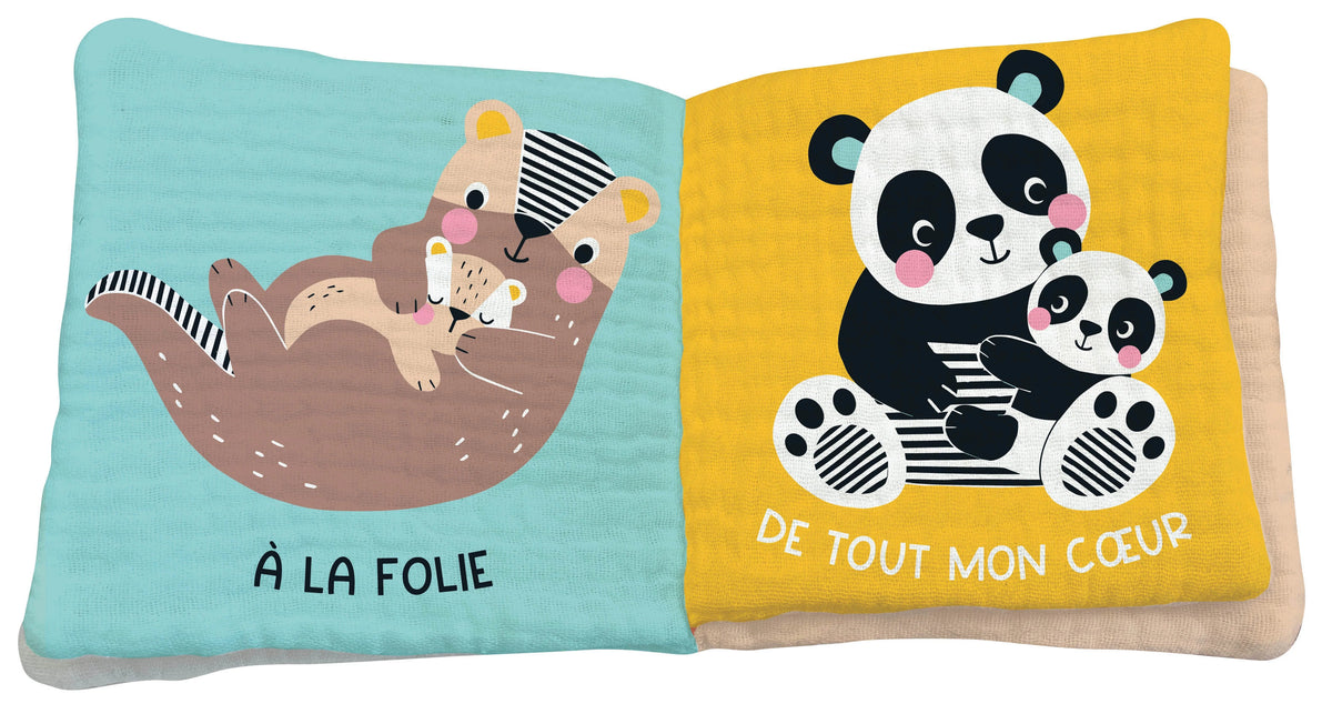 Mon premier livre lange - Je t’aime