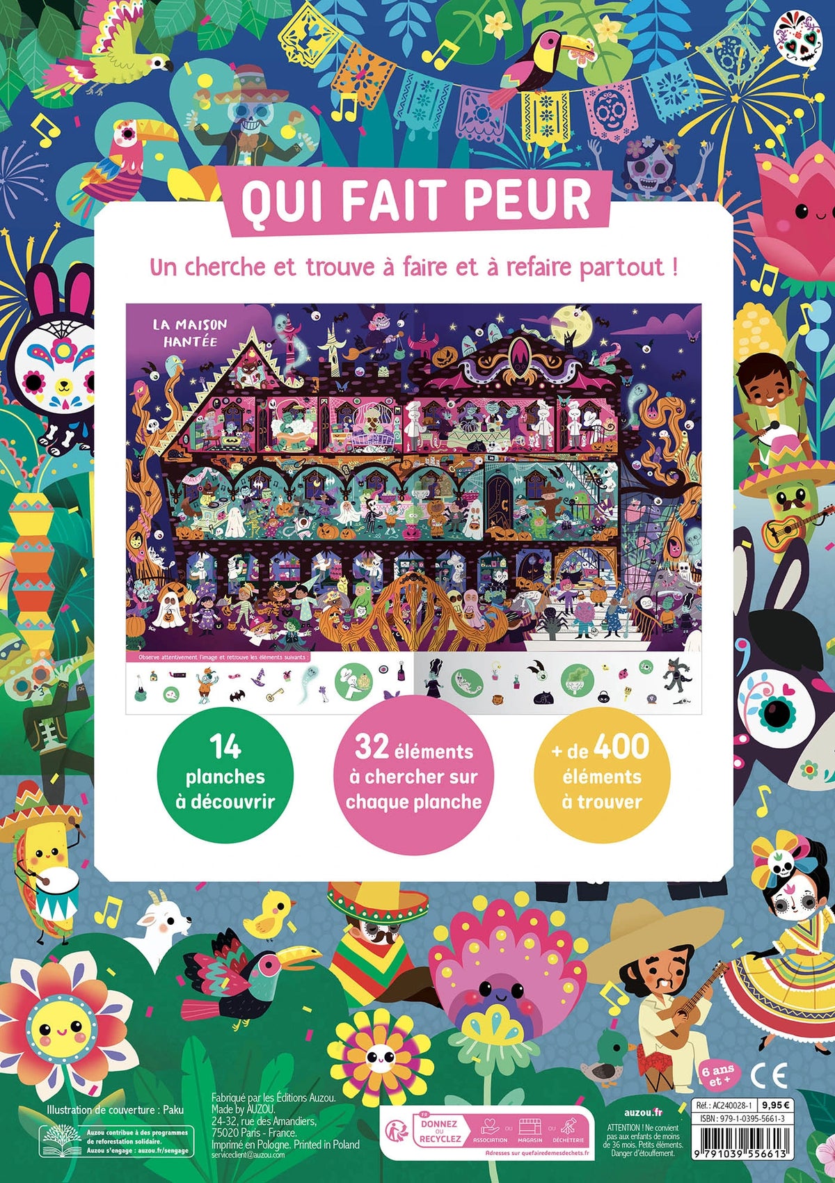 Livre cherche et trouve - Qui fait peur
