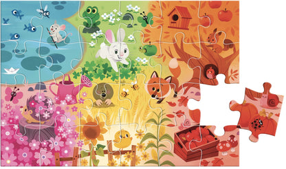 Puzzle cherche et trouve des tout-petits - Les couleurs