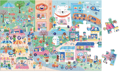 Puzzle cherche et trouve - Kawaii