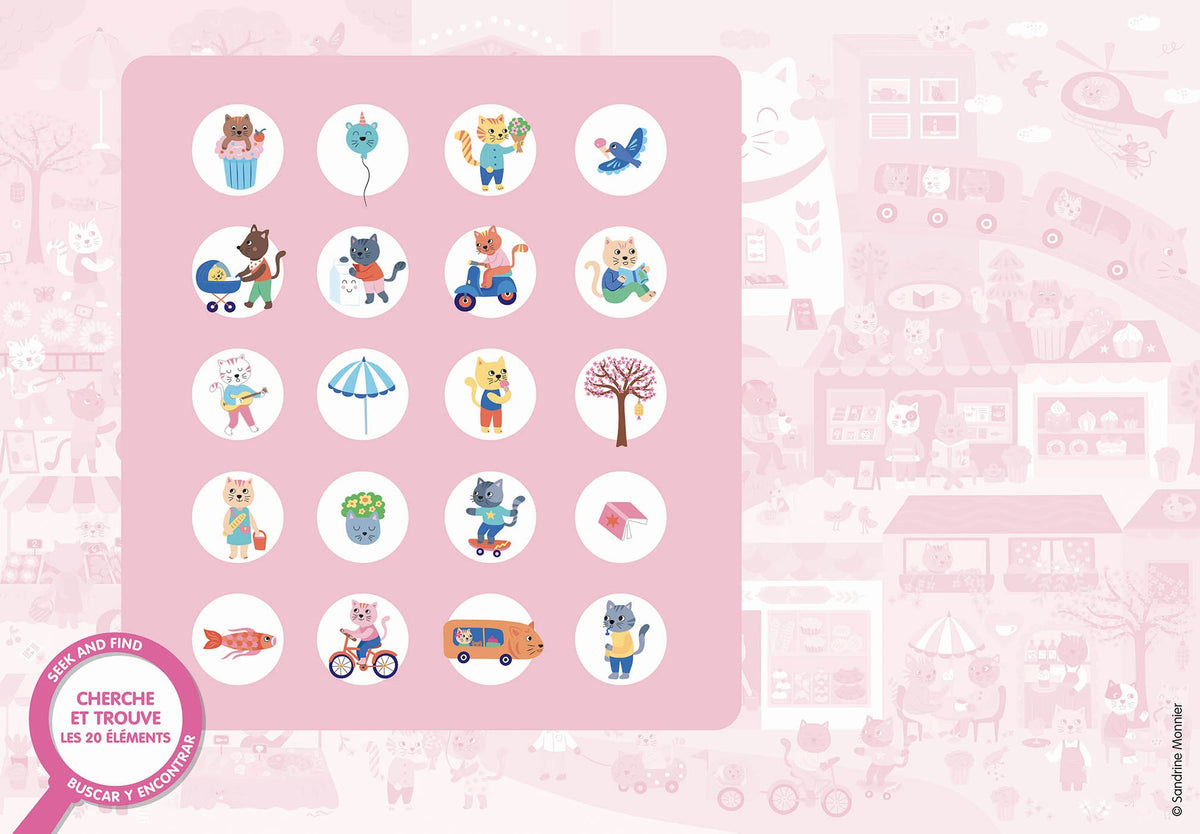 Puzzle cherche et trouve - Kawaii